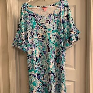 NWOT Lula in Tropical Turquoise Elephant Appeal XL
